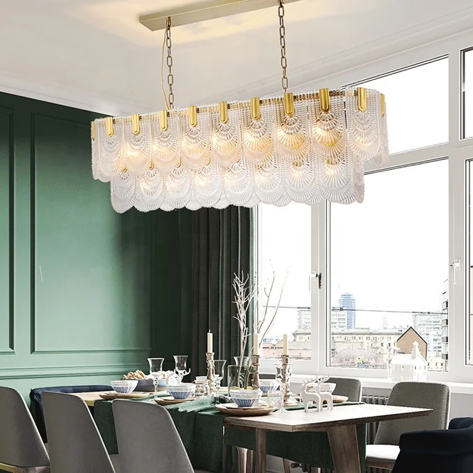 Long designer chandeliers lamp  Oval light fixture for hotel home dining room bedroom ETL8910090