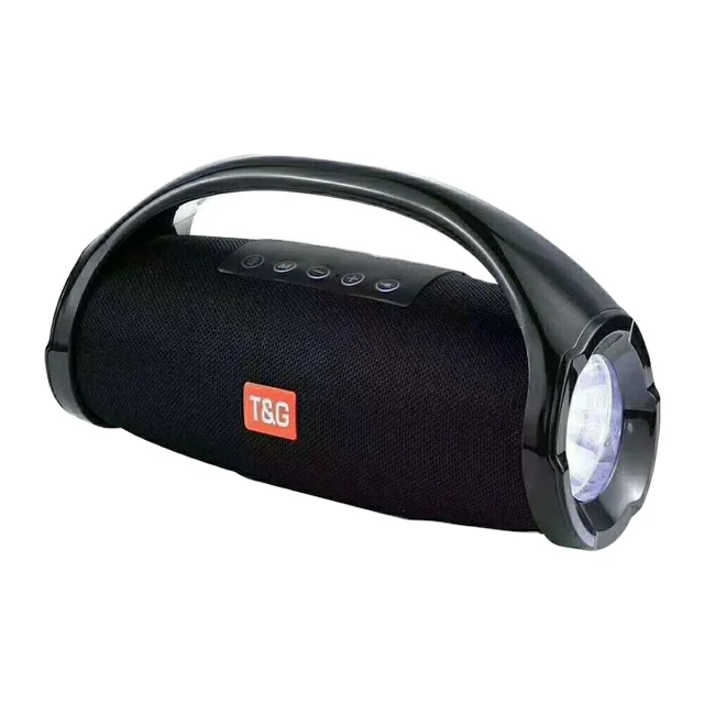 

Hot Sale Boombox TG136 great quality led torch bulb sound box speaker sound system with led light, Black /red/ blue /camouflage/green/blue orange/blue red