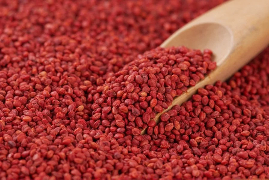 Red achiote paste in a bowl