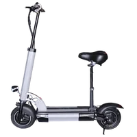 

48V 26A lithium battery electric scooter 500W Folding electric scooters with seat electric kick scooters 2019 2 wheels