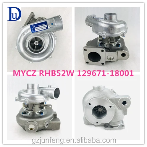 RHB52W MYBA 129171-18001 VA180032 3JH2-TE  turbo for yanmar Various With 3JH2-TE Engine