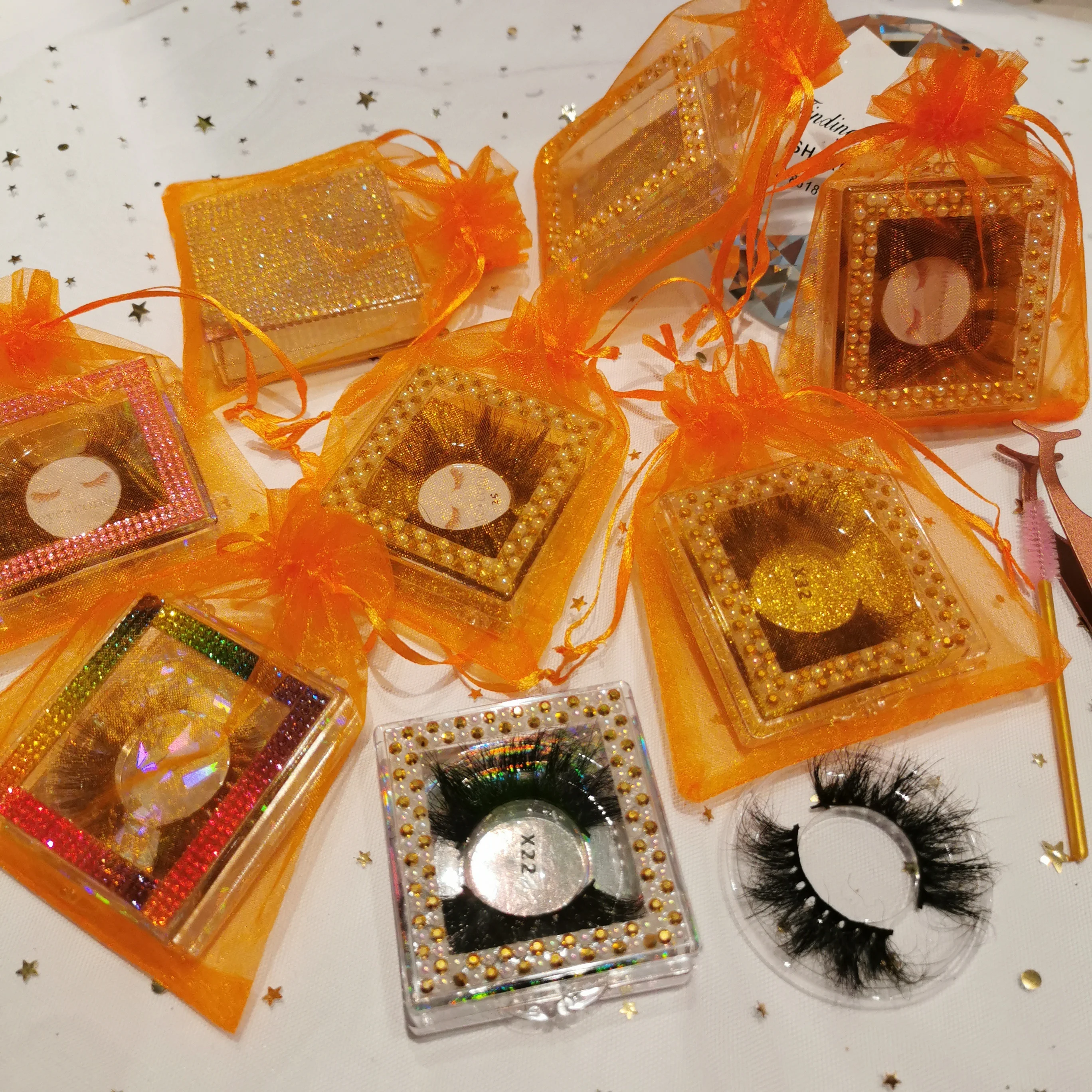 

Qingdao factory directly wholesale eyelash packaging box custom lshes eyelashes 3D mink eyelash vendor customized boxes