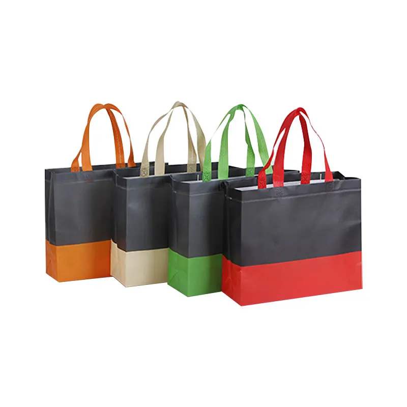 

Promotional pp non woven bag recyclable carry bag non woven fabric shopping bag, Customized color