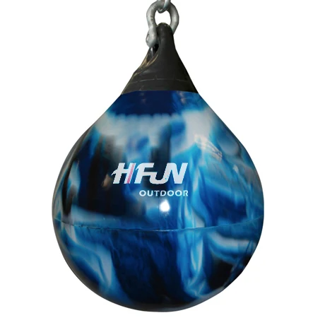 

High Quality Custom Fitness Unisex 15 Inch Sport Water Boxing Bag Filled Aqua Punching Bag, Black /red/ blue/pink or custom