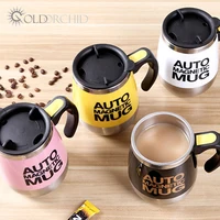 

Custom stainless steel coffee mug automatic magnetization mixing cup stirring cup