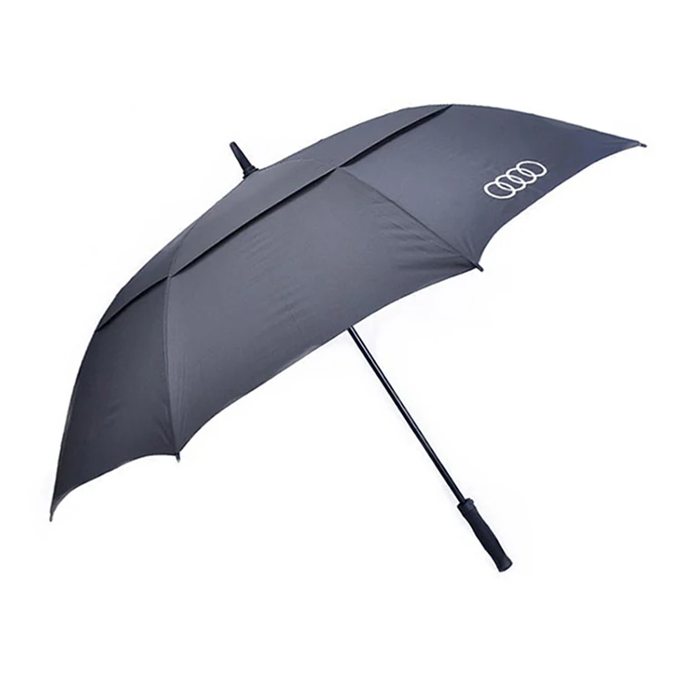 Air Vented double layers double canopy golf audi umbrella with logo