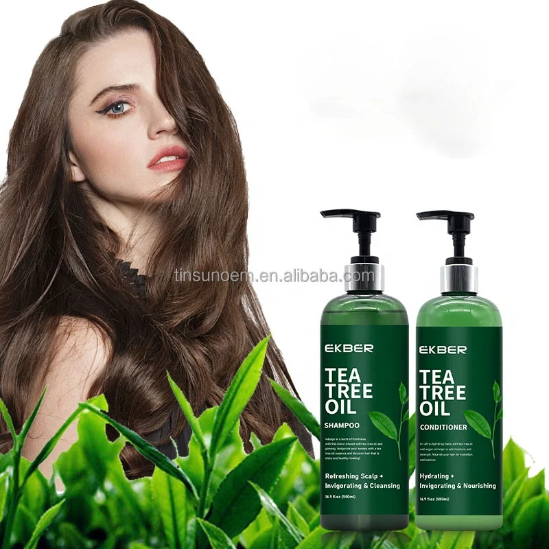 

Hot Selling Invigorating Clarifying For Healthy Argan Oil Tea Tree Hair Care Shampoo Conditioner natural Special Hair Care