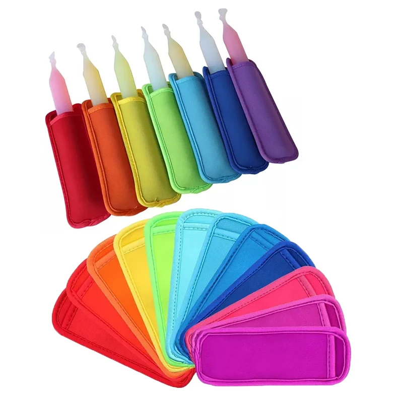 

Hot Sale Neoprene Freezer Popsicle Covers Ice Pop Sleeves