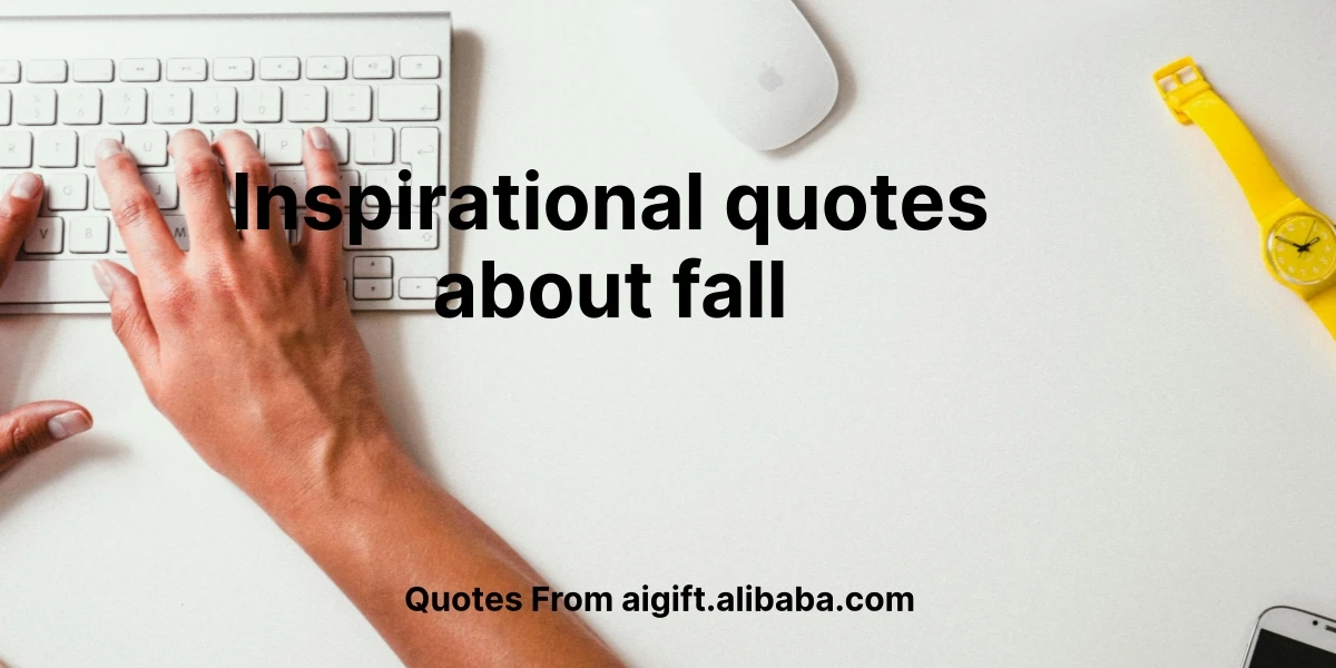 inspirational quotes about fall