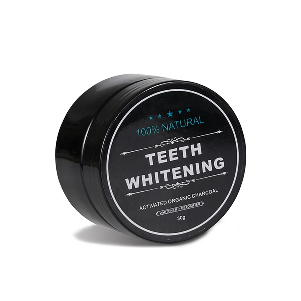 

100% Organic Coconut Activated Charcoal Natural Teeth Whitening Powder Dental