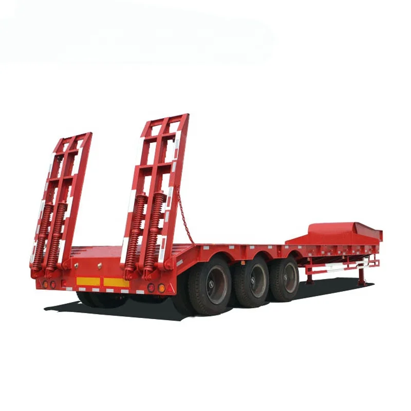 

China 3/4/5 axle 40Ton/50Ton extendable low bed trailer semi trailer price