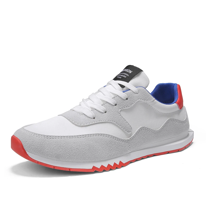 

Leisure Breathable Mesh Outdoor Mixed Color Lace-up Tennis Running Shoes Men