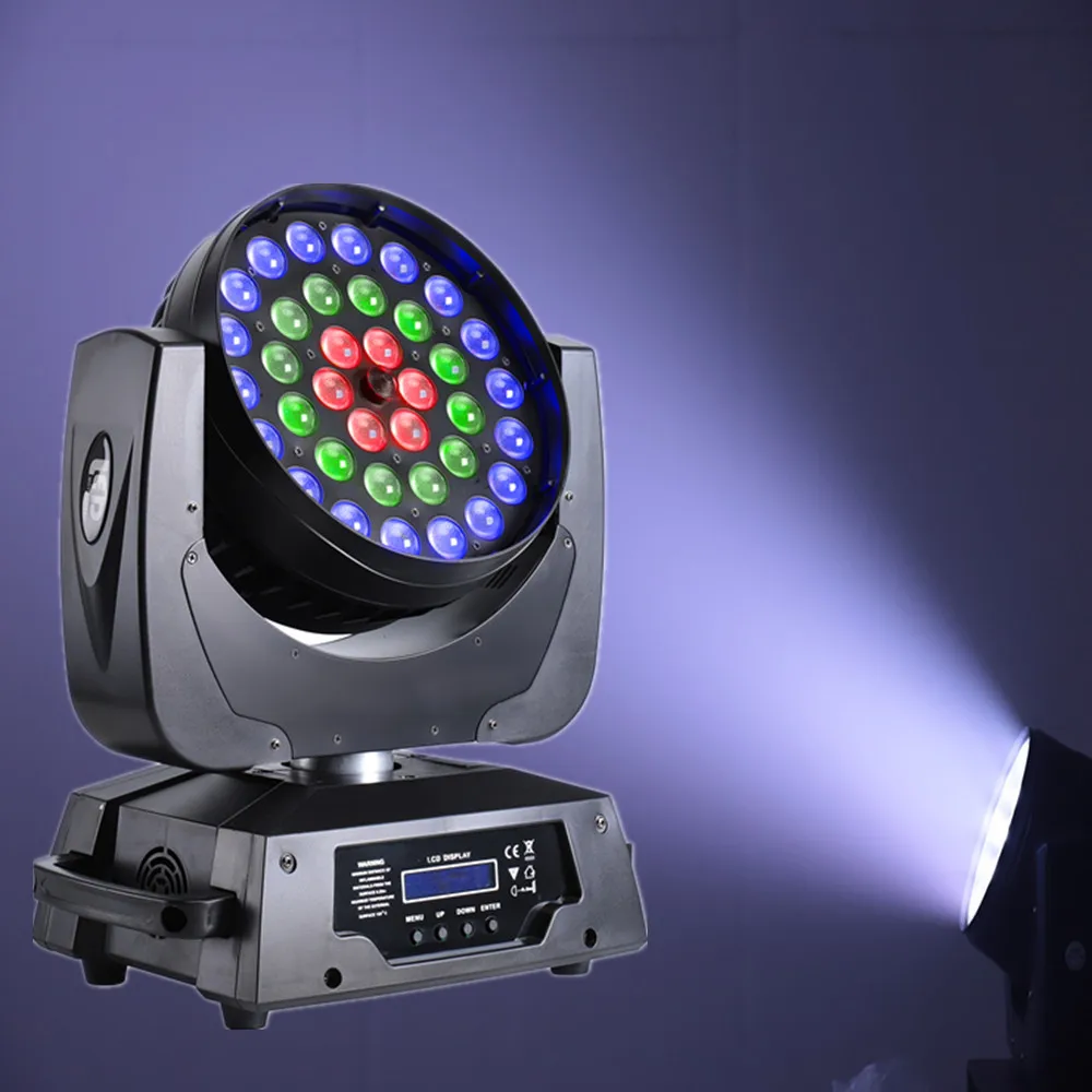 Hot sale dmx rgbw led  4 in 1 36pcs 10W led  dmx512 stage lighting moving head wash light