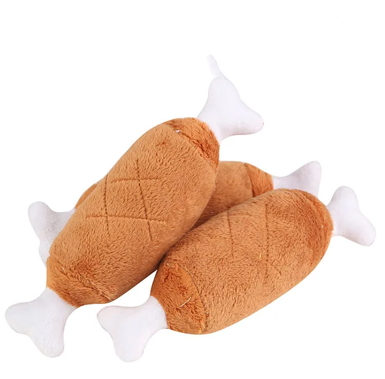 

Manufacturer Plush Pet Dog Toys Chicken Legs Pet Toys Cute Squeaky Pet Chew Toys