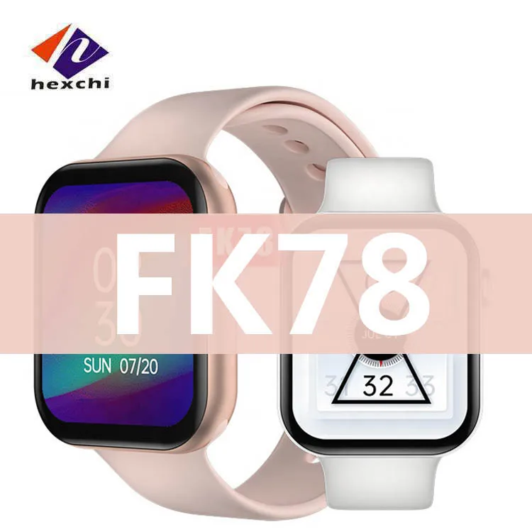 

2021 New Fitness Tracker Reloj FK78 FK88 T900 T500 Plus T55 W26 Plus W36 W46 W56 Android Smart Watch Series 6 fk78 smartwatch