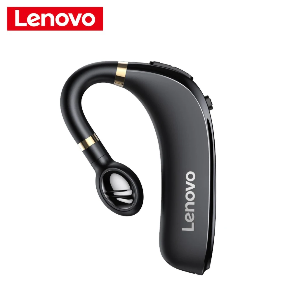 

Lenovo HX106 Single Ear-hook BT5.0 Wireless Headphone Business Earphone 20h Battery Life Capacity Headset For Driving with Mic