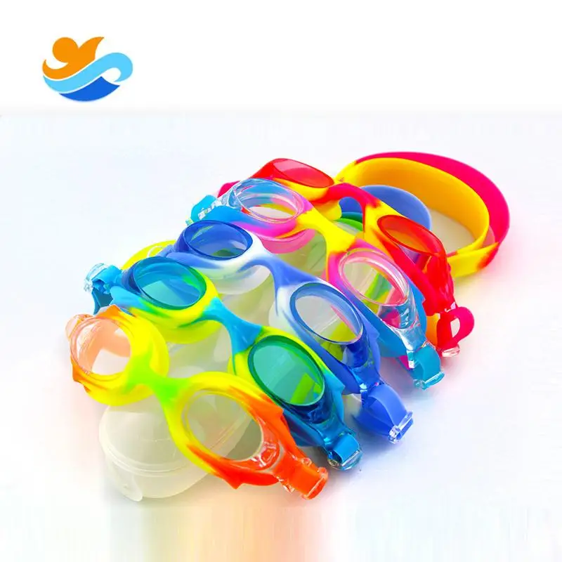 

High Quality Silicone Swim Goggles funny Swimming Goggles for, Multi color