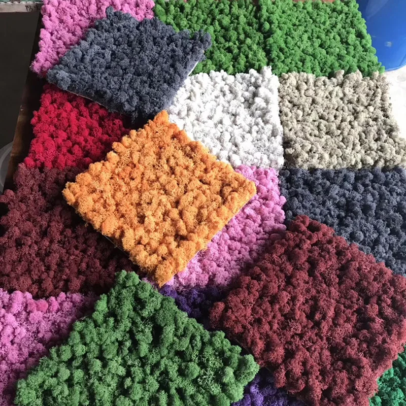 

Yunnan Culinan Wholesale artificial moss wall decorative moss wall moss for wall, Colors