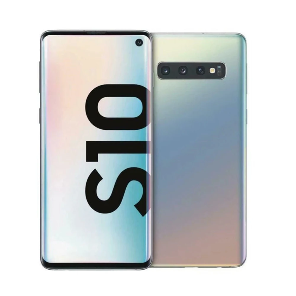 

Cell Phone Used S10 G973U G973F 6.1" 8GB RAM 128GB ROM Octa Core Snapdragon 855 NFC 4G LTE Phone-Android S10+ S9 S8 S20