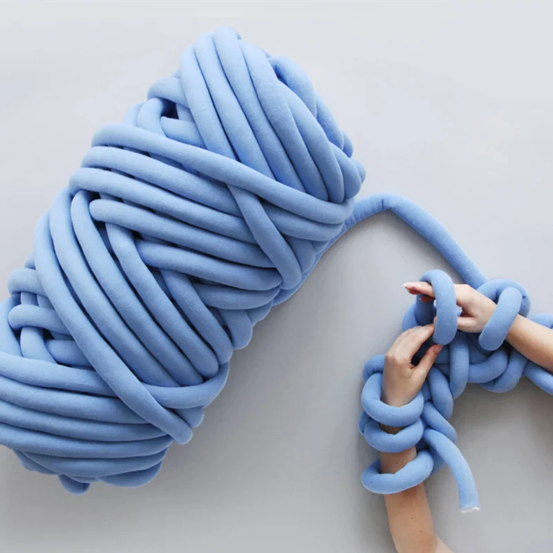 Yarn Craftsman Washable Tube Yarn 3cm Polyester Chunky Braid Giant Yarn