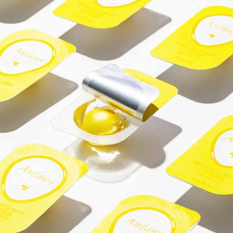 

Private Label Egg Sleep Overnight DIY Facial Mask Skin Smooth Moisturizing Brighten Face Mask, Yellow