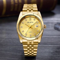

Wlisth luxury fashion watch ladies stainless steel waterproof men's luxury watch quartz professional manufacturing