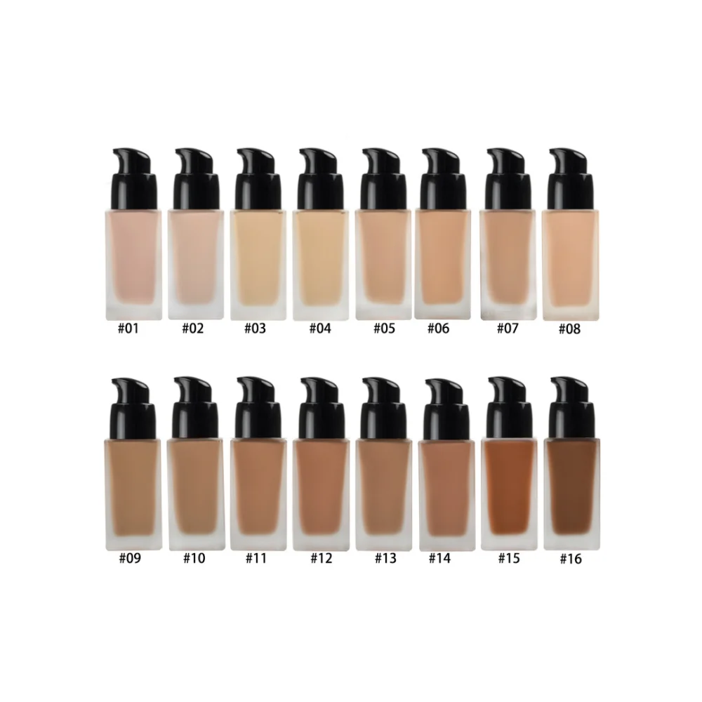 

Cosmetics Makeup BB Cream 16 Colors Moisturizing Liquid Foundation, 16 colors for option