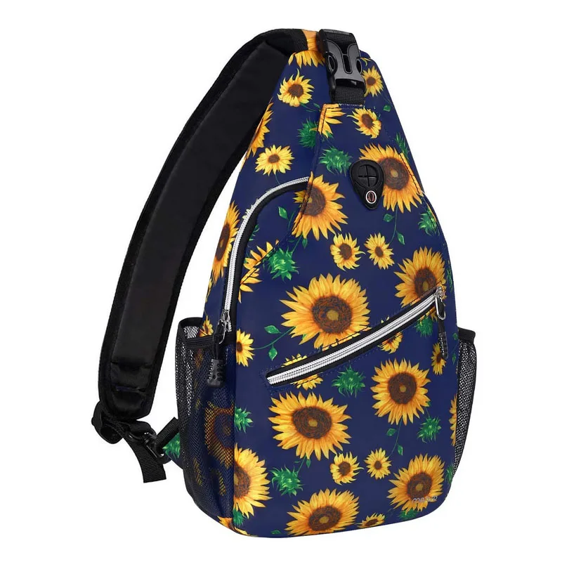 

Shoulder Sunflower Rope Cross Body Travel Custom Ultralight Hiking Bag Backpack