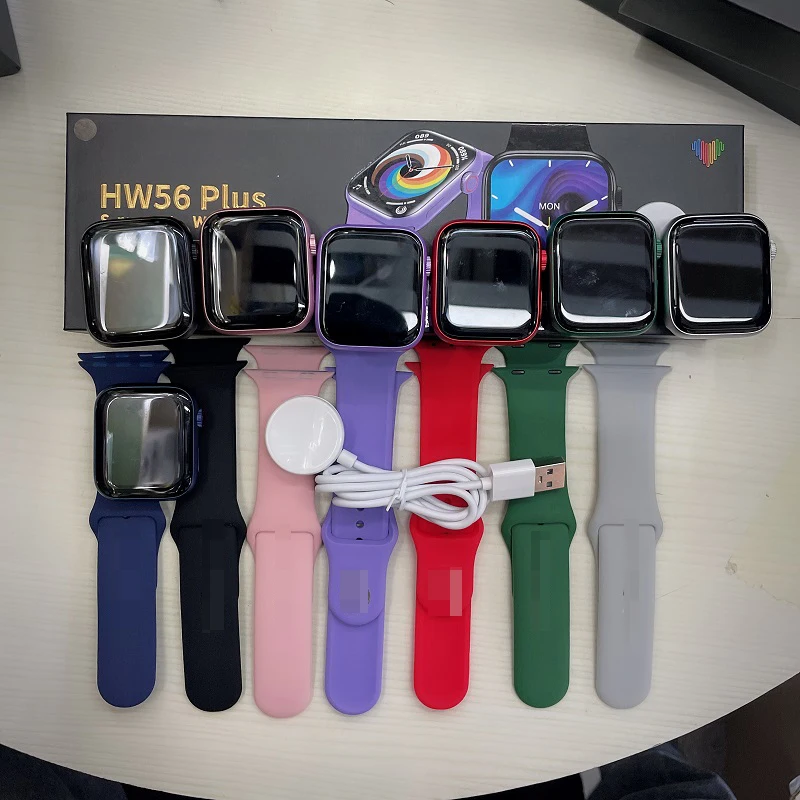 

2022 New Arrived Hw56 Plus Smart Watch 7 Smartwatch Hw56plus 1.75 Reloj Iwo 14 Series 7 Waterproof Smart Digital Watch Hw56, Customized colors