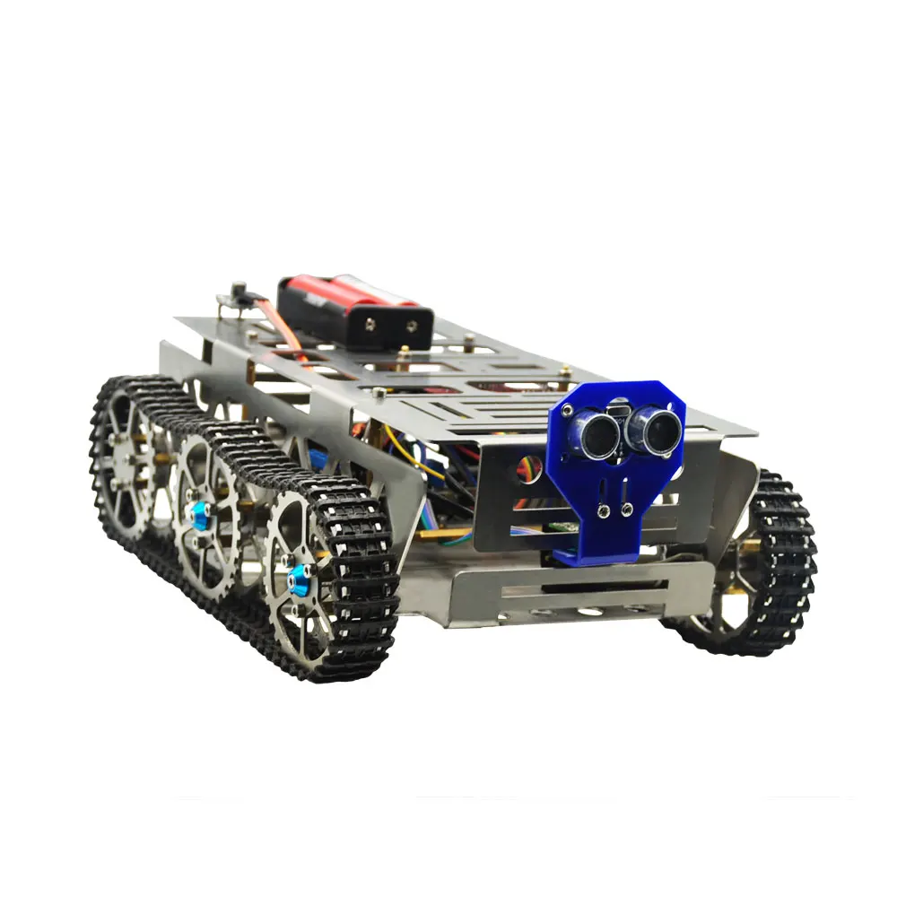 Intelligente trolley roboter chassis intelligente verfolgt fahrzeug track Arduino verfolgt tank auto DIY Chassis plattform