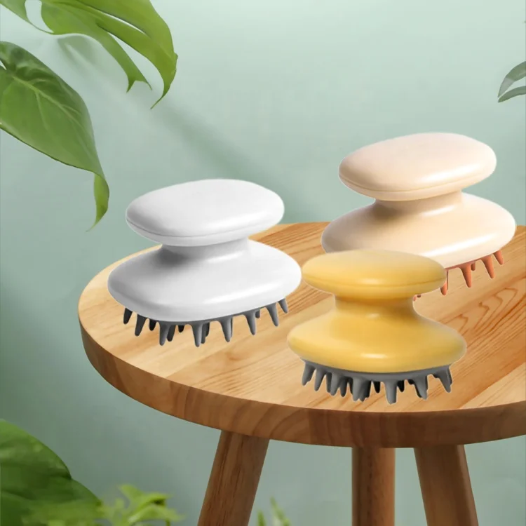 

Factory Direct Wet Use Soft Silicone Head Shampoo Brush, Customized