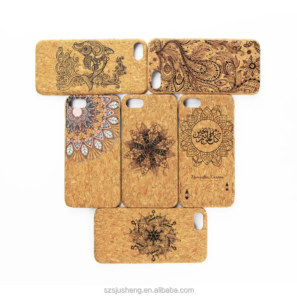 

2021 New Arrival Eco-friendly Cork High Quality Soft Phone Case for iPhone 11 Customized DIY Wooden Phone Case for iPhone 12 xr, Customized color