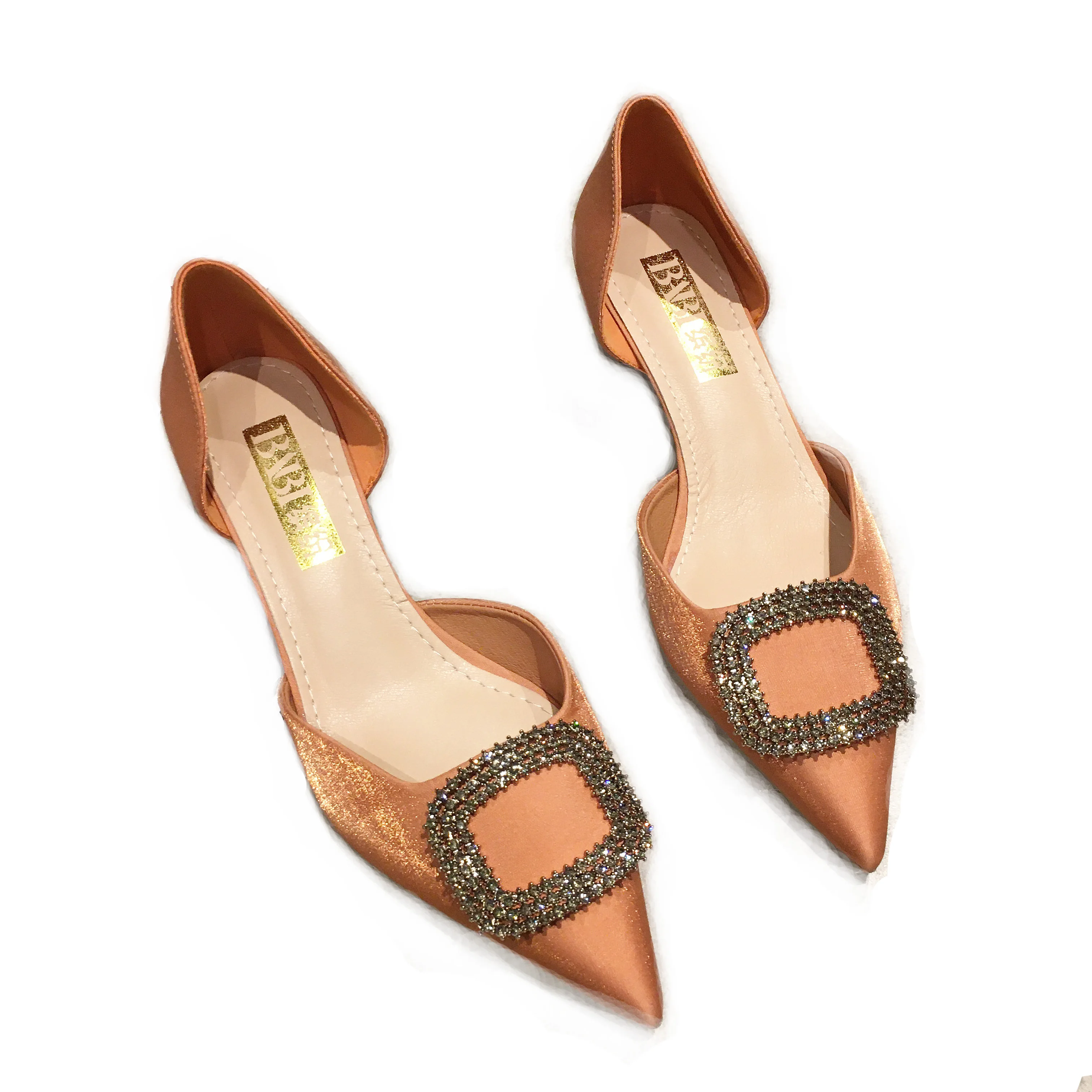

2020 Comfortable Bling Bling Ladies Shoes Loafers Sexy Hollow Design Women Flat Women Shoes, Black/beiger/orange