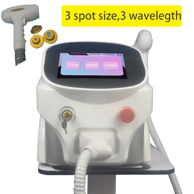 

1200w Price 3 Wavelength diode laser hair removal 800w 755 808 1064 laser