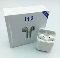 

Drop shipping for Lazada for Wish for Ebay for Shopify i12 TWS Bluetooth Headphone i12 In Ear Wireless Earbuds