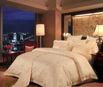 Best Quality Bamboo Fiber Jacquard Beddings Bed Sheet Duvet