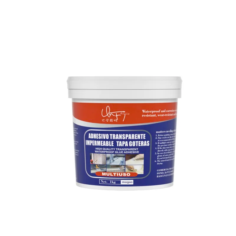Transparent waterproof glue