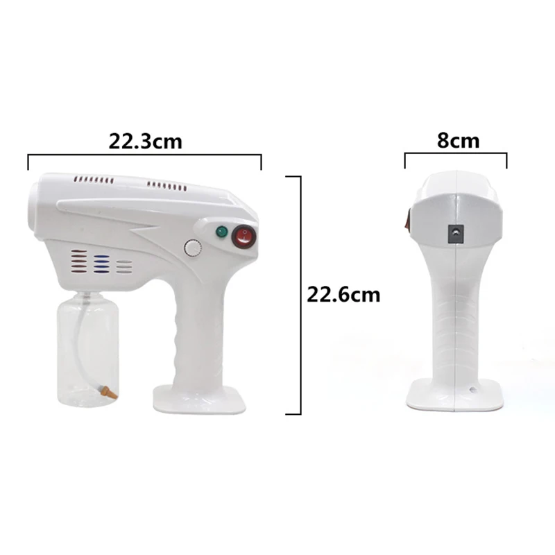 

Portable Fog Spray Machine Nano Anion Disinfection Steam Fogger Spray Gun