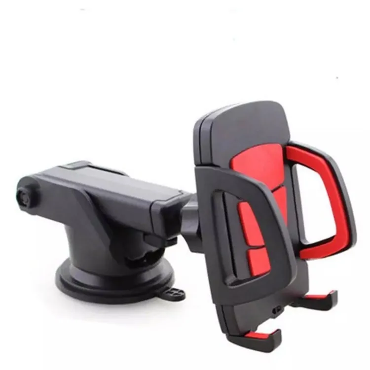 

Silicone Suction Cup Car Windshield Dashboard Mount Holder Extendable Neck ABS Holder For Smartphones, Black, blue, grey, red