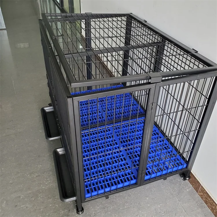 

Black iron 10 gauge galvanized welded wire mesh 43 inch dog cage