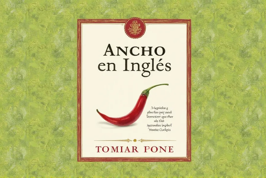 ancho en ingl s a spicy guide to the flavorful world of this mexican pepper