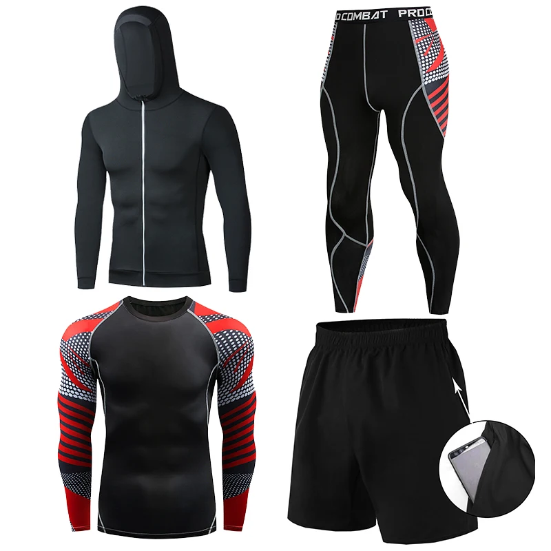 

Wholesale Mens Fitted Sweat Track Suits Fitness Sports Running Sportswear Tracksuit Clothes Set