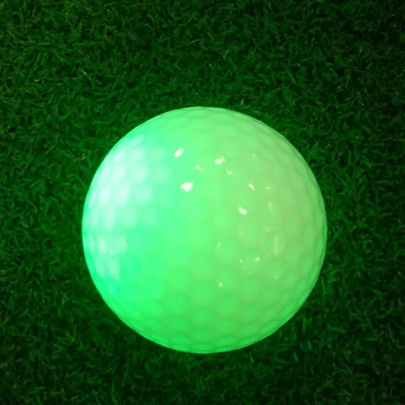 Newest LED flashing golf ball growing ball with various colors range golf ball for night training