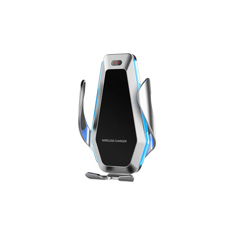 

Carliving P10 3 In 1 Automatic Clamping Wireless Car Cell Phone Charger Mount For iPhone, Sliver/golden