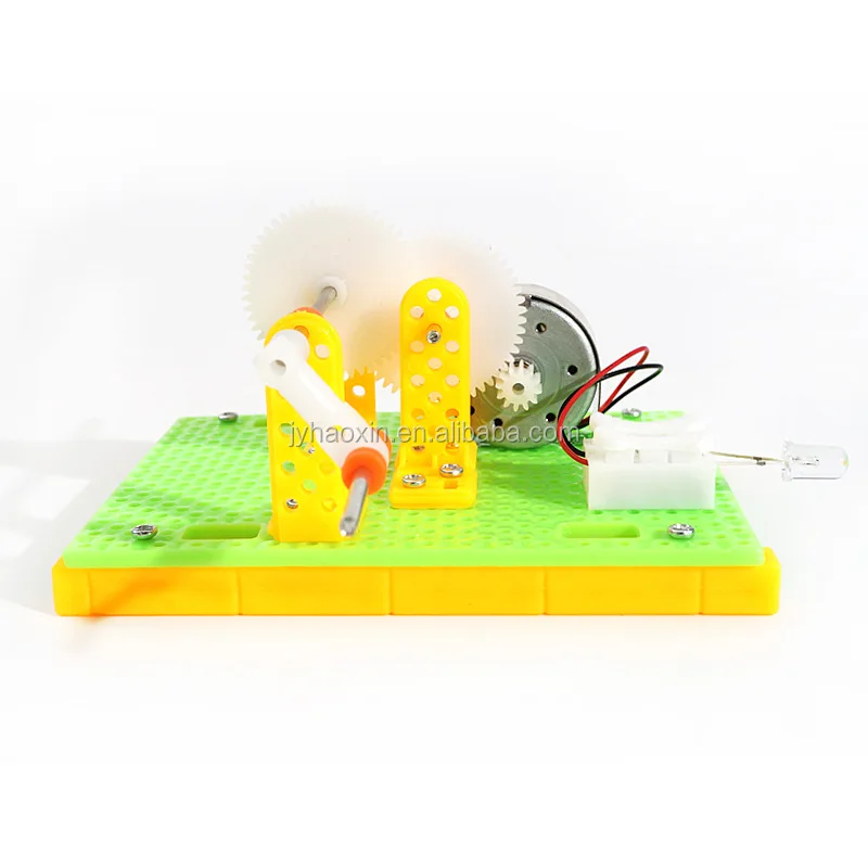 2019 Stem Educational Science Electronic Kit Kid Toy Diy Hand Crank ...