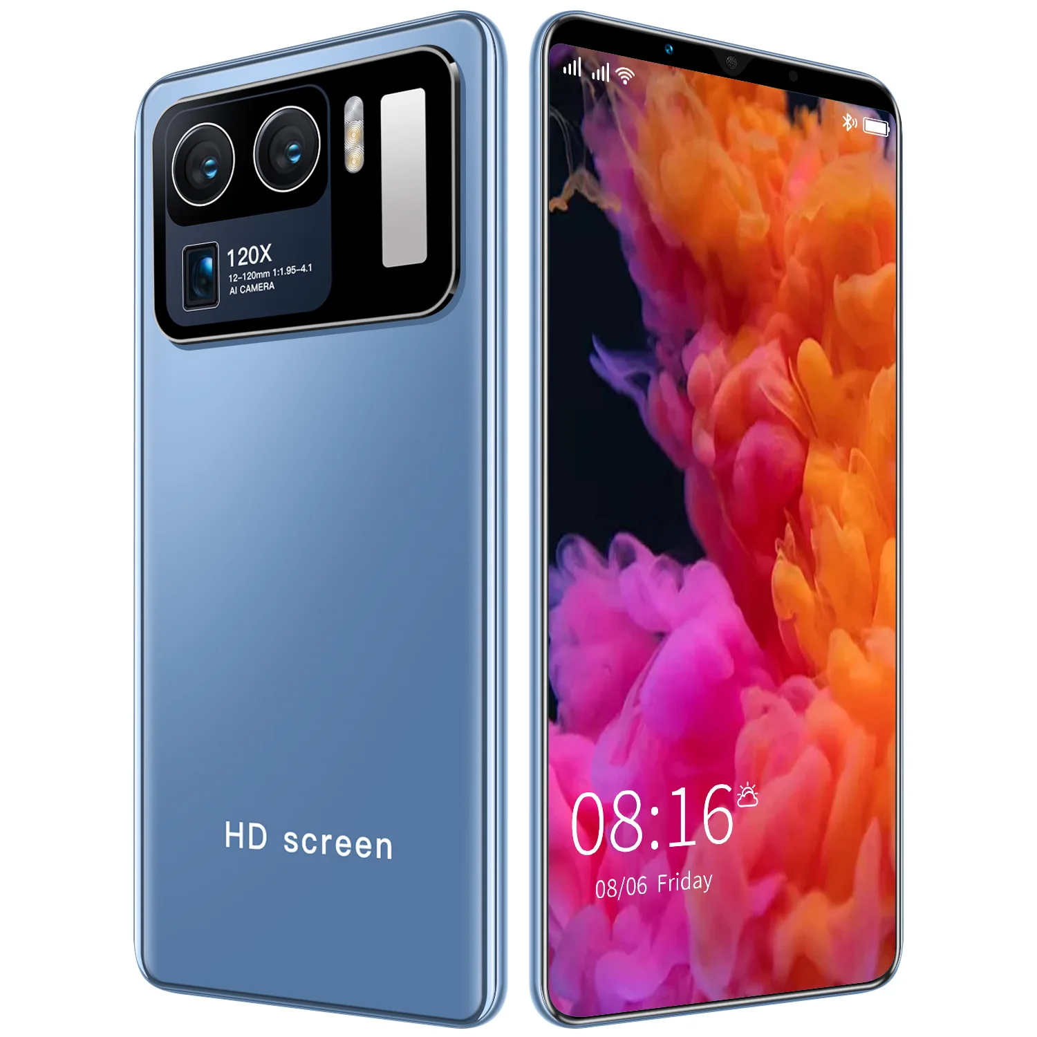

M12 Wholesale Refurbished Android Smart Phone 5.72Inch Custom Mobiles Phones Smart phone, Black,blue,gray