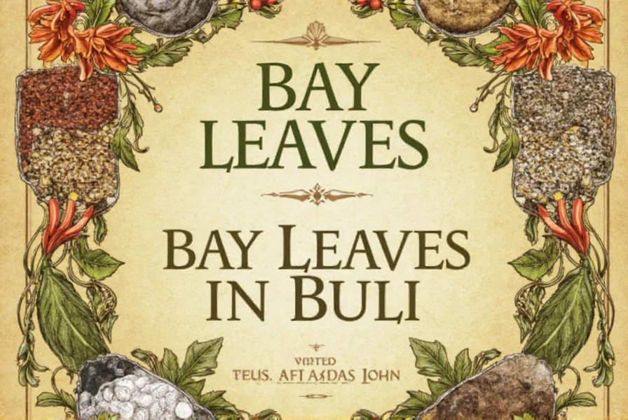 Final dish with bay leaves