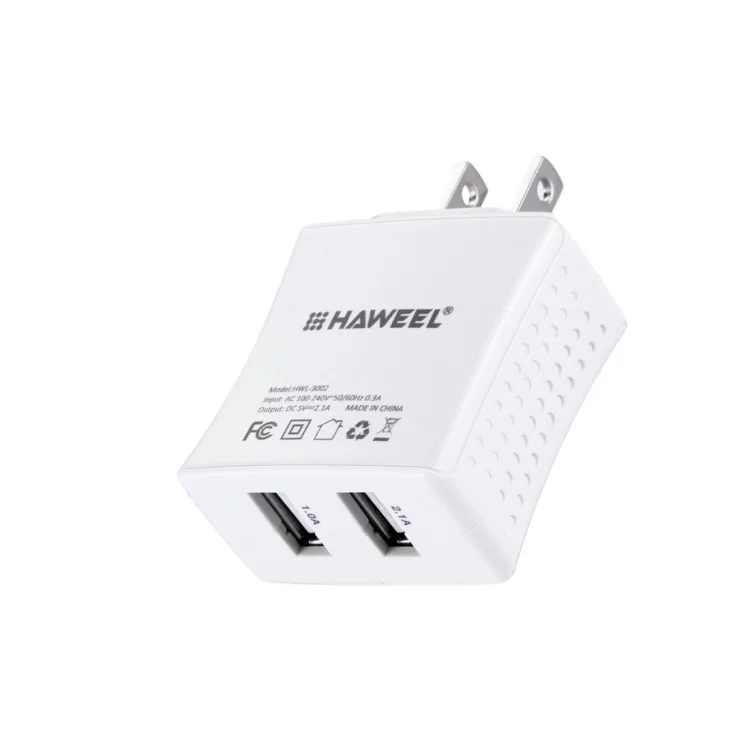 

12 PCS each Set 2 USB Ports Max 3.1A phone travel charger kit with Display Stand Box US Plug for Smartphones