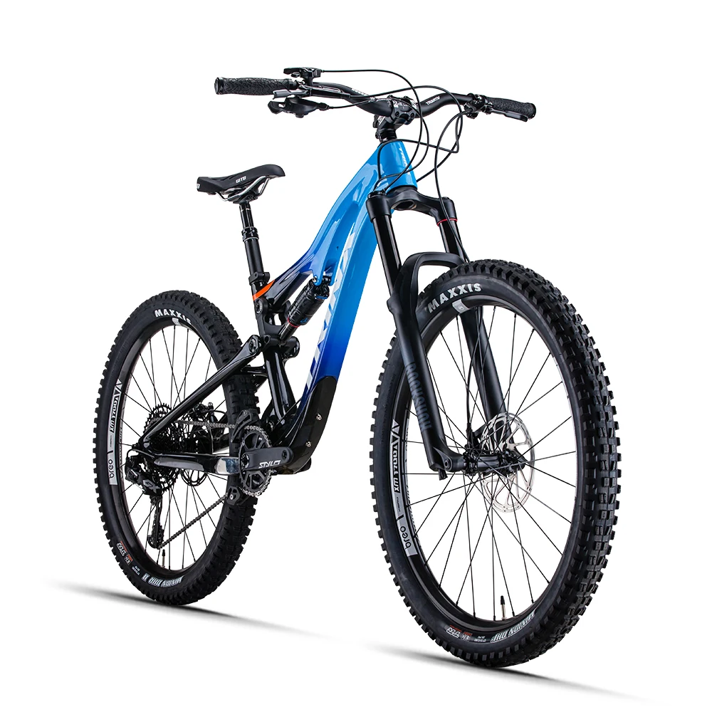 NEW MODEL P1200 27.5 inch carbon fiber full suspension downhill mountain bike from TRINX factory OEM Carbon Bicycle