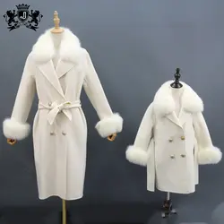 JANEFUR cashmere wool coat Trench cashmere coat Fo